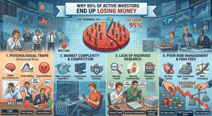 Why 95% of Active Investors End Up Losing Money